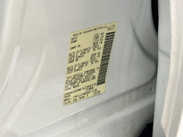 Used 2021 White Nissan Platinum Reserve image 32