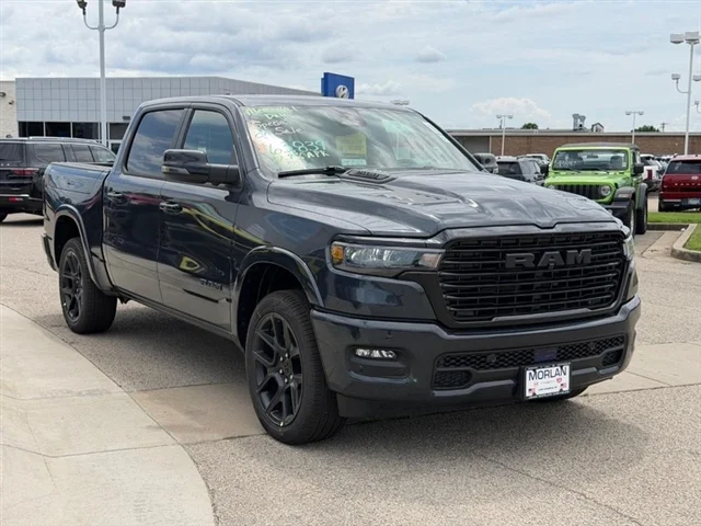 New 2026 Forged Blue Metallic Exterior Paint RAM Laramie image 3
