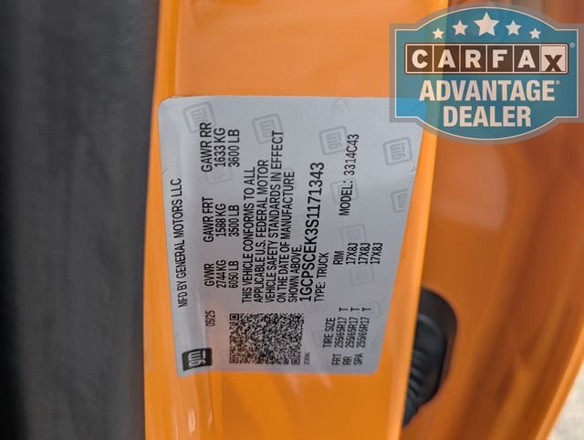 Used 2025 Sunrise Orange Chevrolet WT/LT image 32