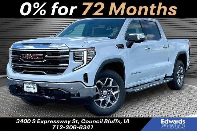 New 2026 Glacier White Tricoat GMC SLT image 1