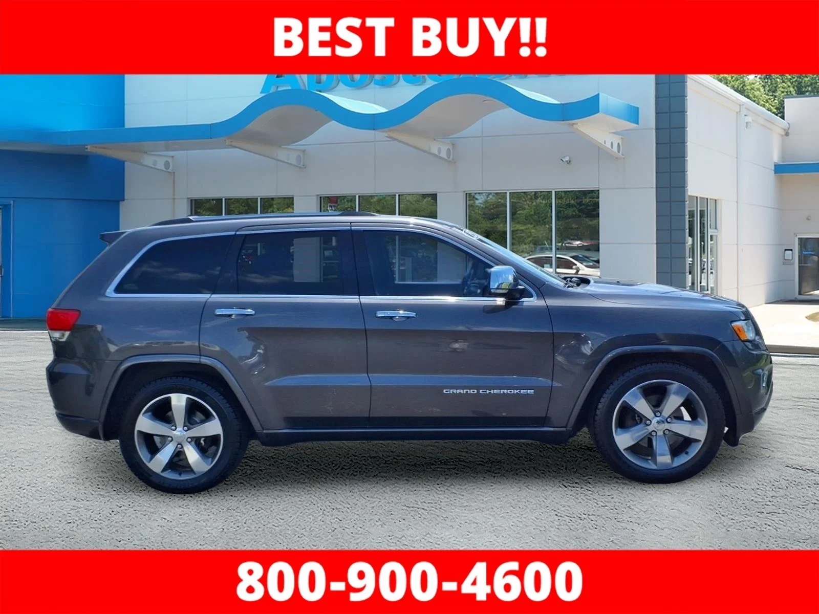 Used 2015 Gray Jeep Overland image 2