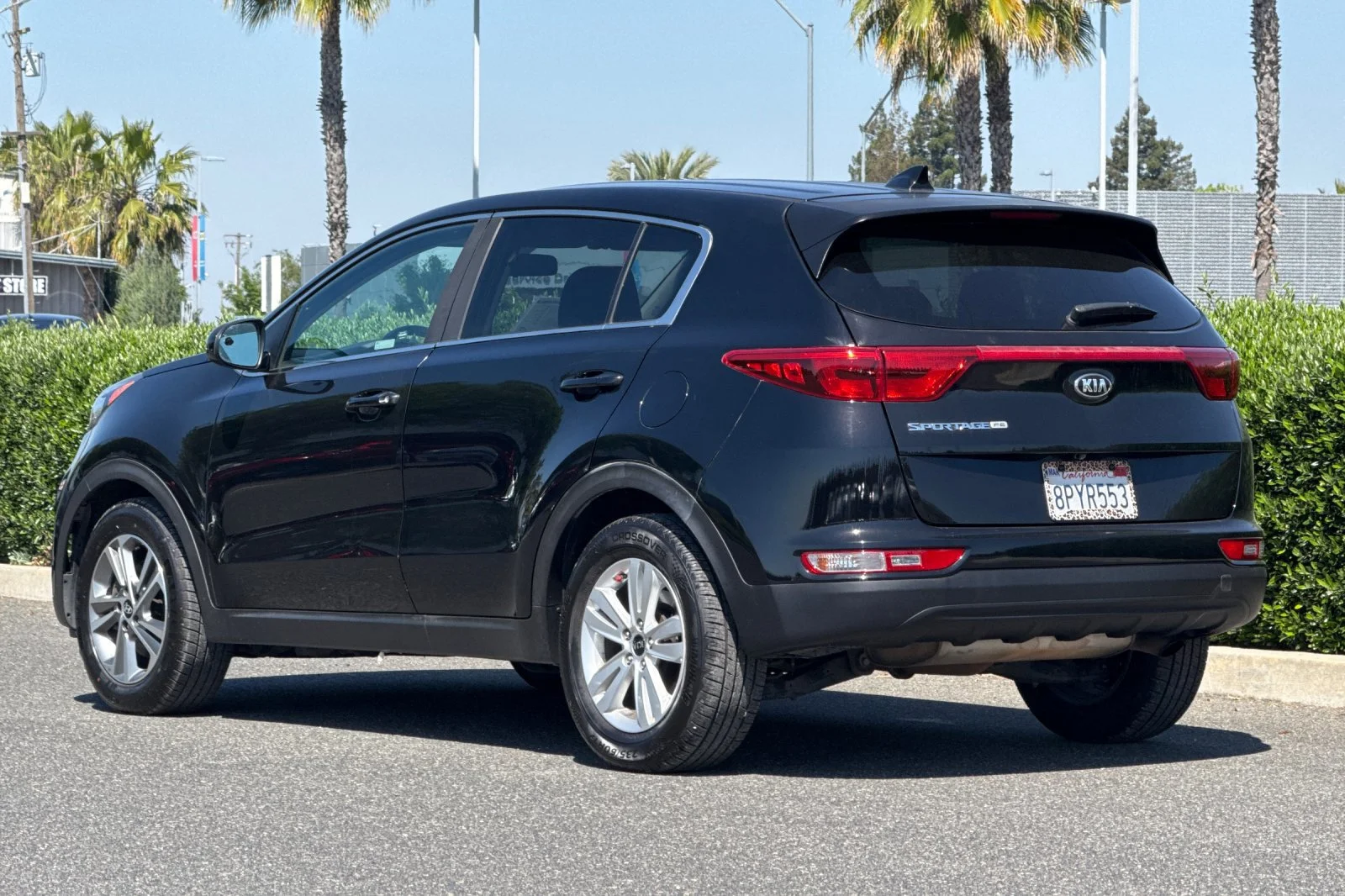 Used 2019 Black Cherry Kia LX image 6