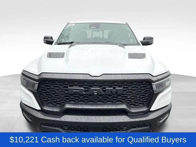 New 2026 Bright White Clear-Coat Exterior Paint RAM Rebel image 2
