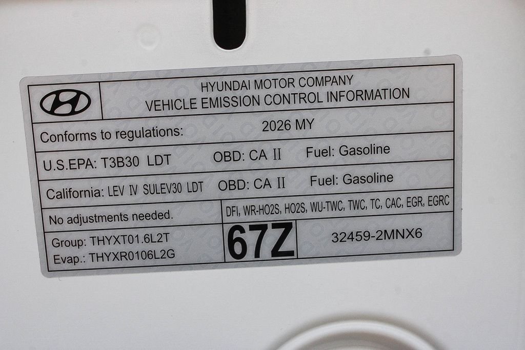 New 2026 White Hyundai SEL image 27