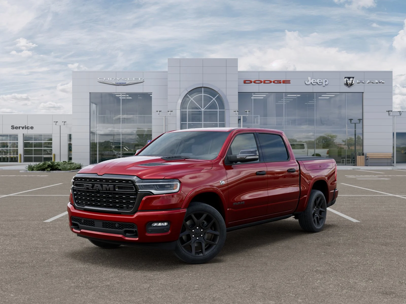 New 2026 Molten Red Pearl-Coat Exterior Paint RAM Limited image 33