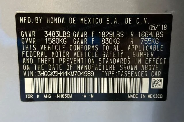 Used 2019 Lunar Silver Metallic Honda LX image 36