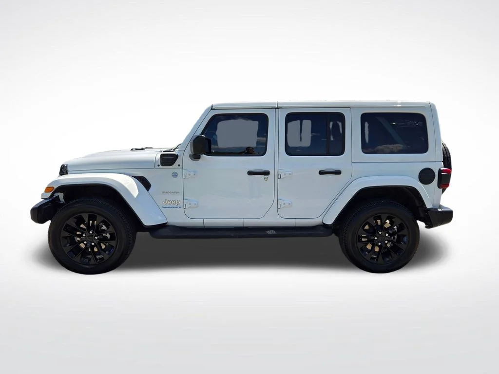 Used 2023 White Jeep Sahara 4xe image 6