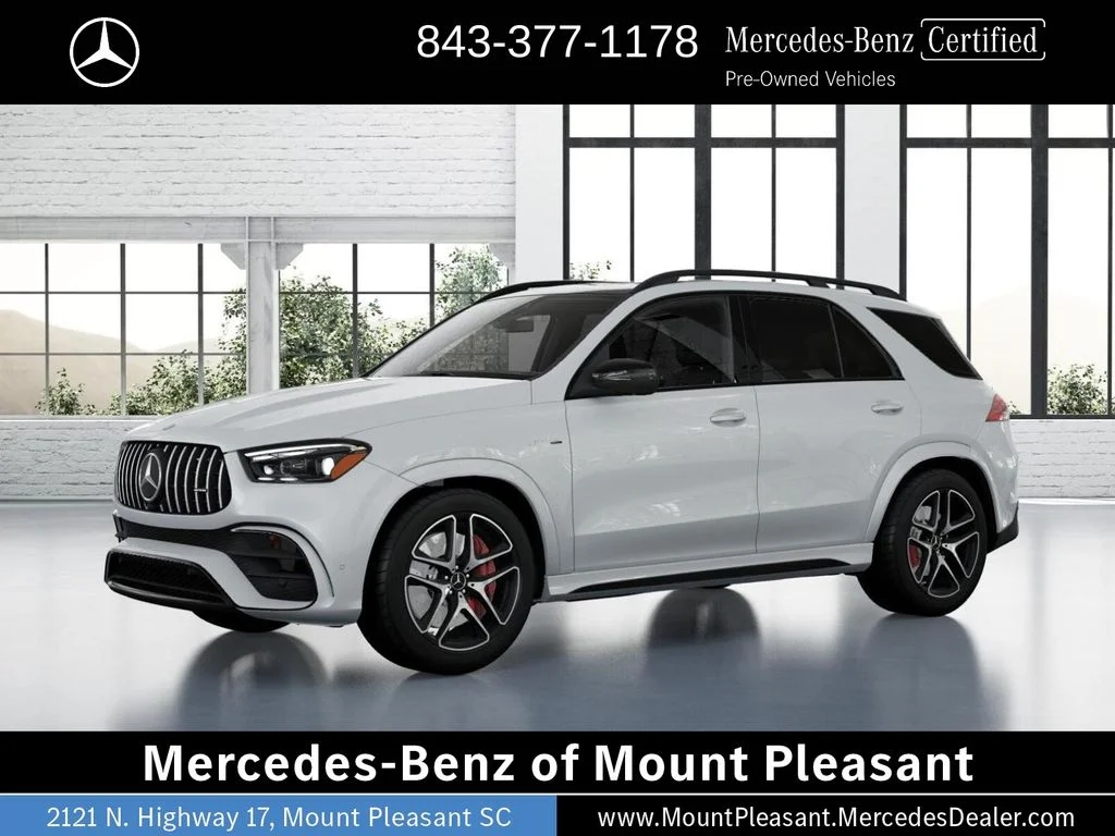 Certified Used 2025 MANUFAKTUR Moonlight White Metallic Mercedes-AMG GLE 63 S AMG® image 38