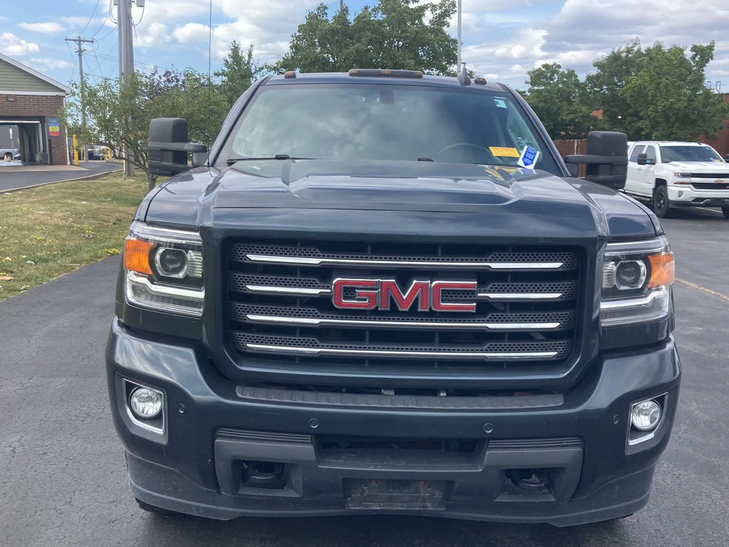 Used 2018 DARK SLATE METALLIC GMC SLT image 3