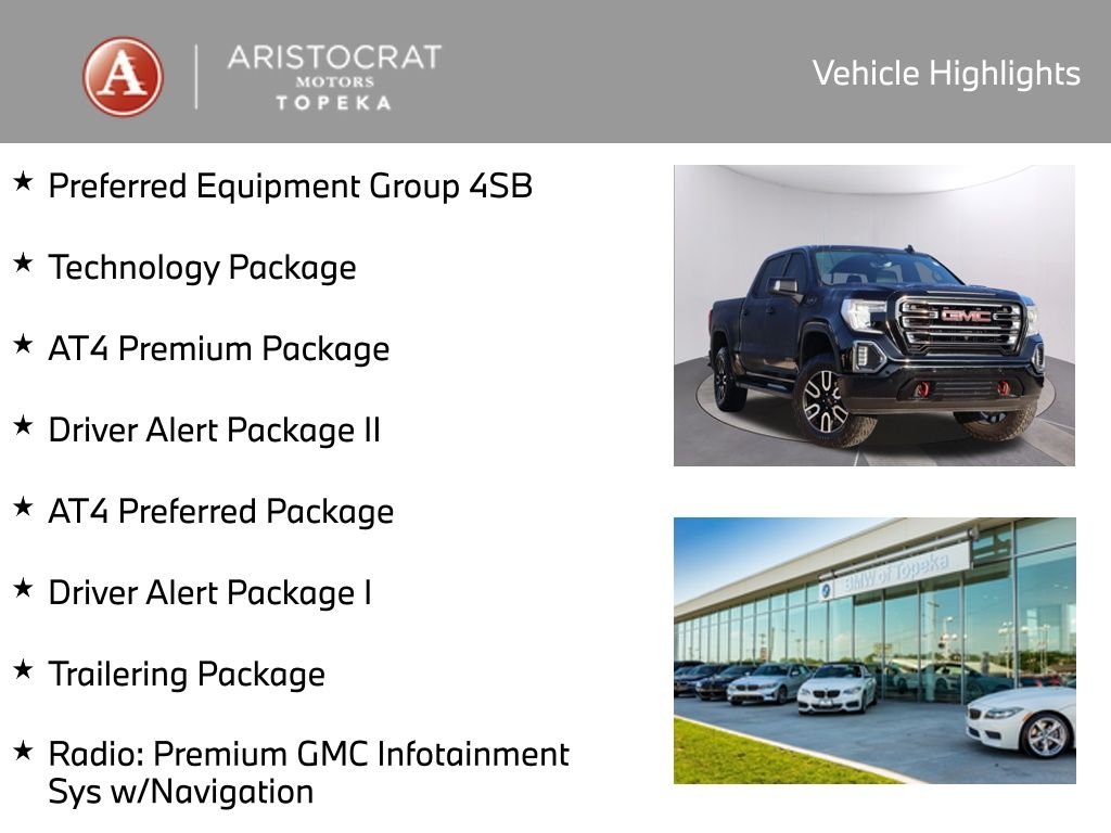 Used 2020 GMC Sierra 1500 AT4 with VIN 3GTP9EEL7LG195891 for sale in Kansas City