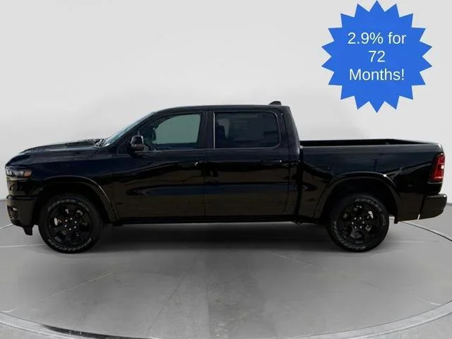 New 2026 Diamond Black Crystal Pearl-Coat Exterior Paint RAM LONE STAR image 10