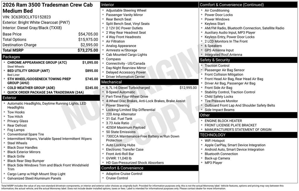 2026 RAM 3500 Tradesman - Photo 49