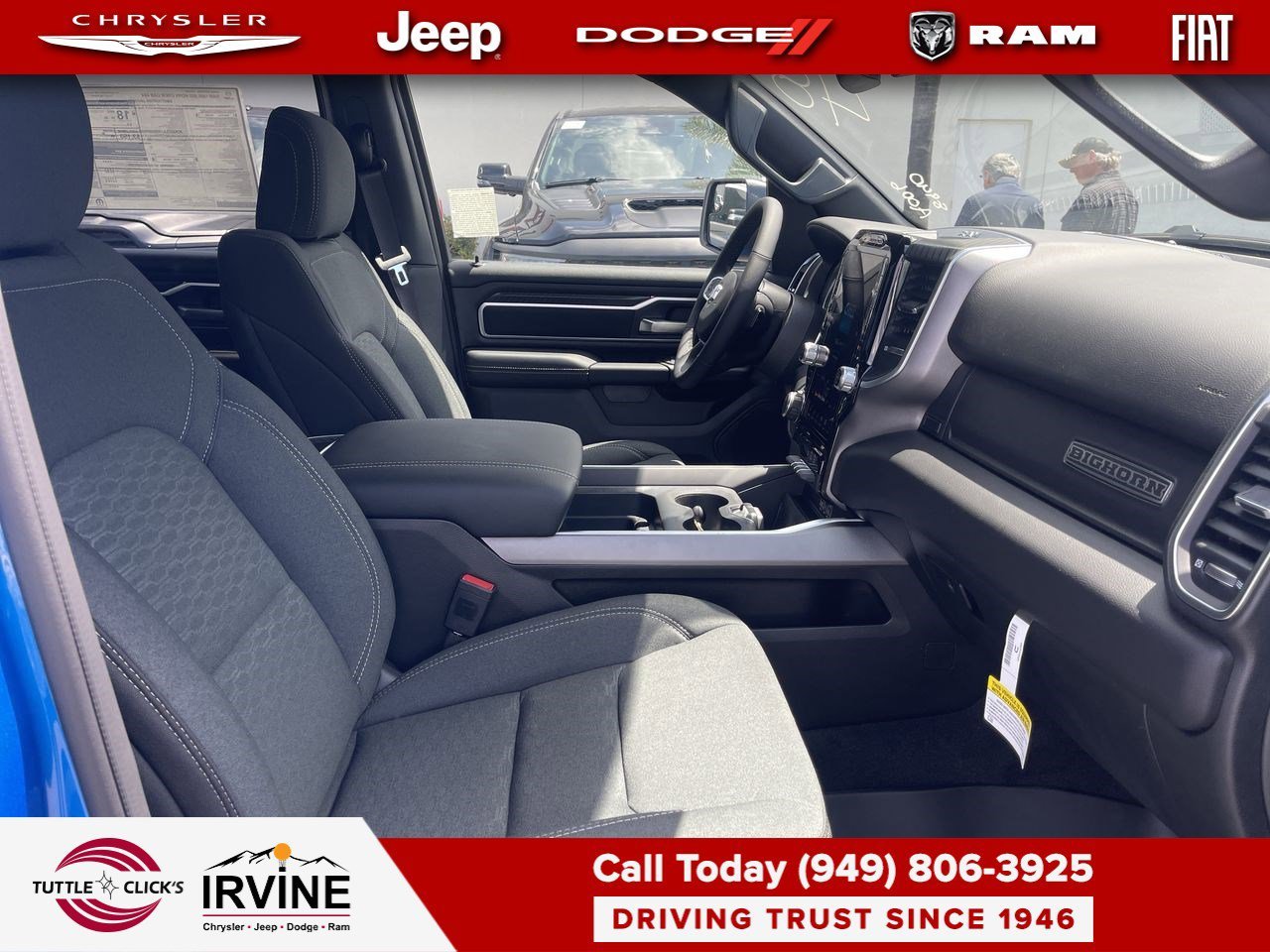 New 2026 Hydro Blue Pearlcoat RAM Big Horn image 16