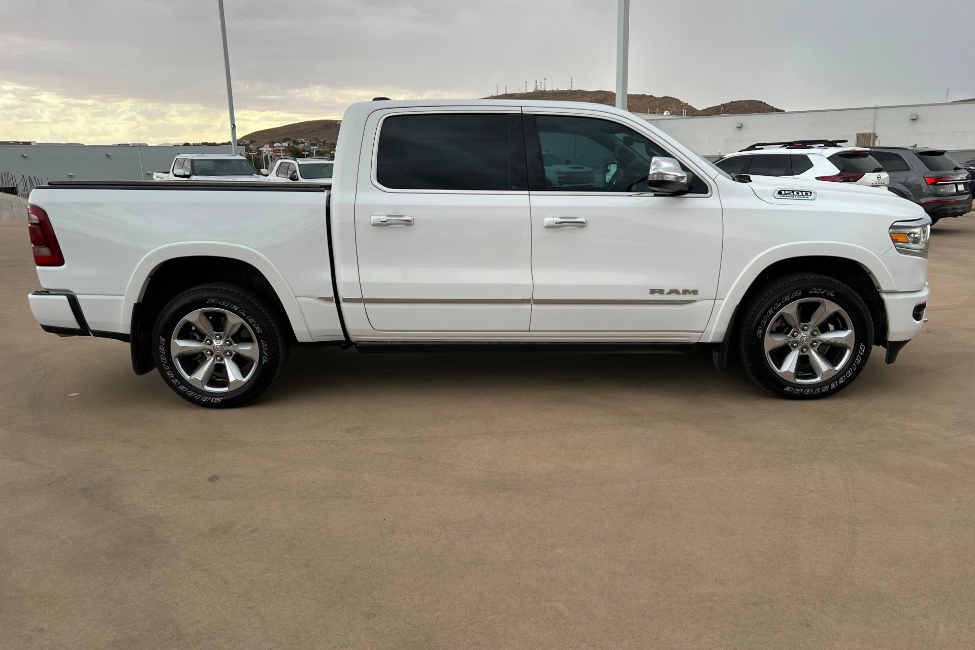 Used 2022 Bright White Clearcoat Ram Limited image 7