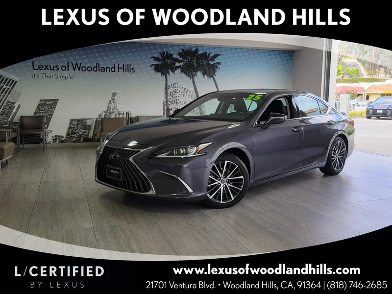 Certified Used 2025 CLOUDBURST GRAY LEXUS ES 300H FWD image 1