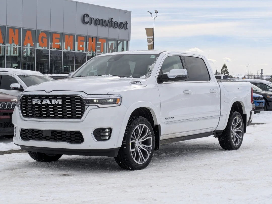 New 2026 White RAM Tungsten - - Hurricane HO Turbo - Multi-Function Tailgate - Prem Lthr - Trailer Brake & More! image 4
