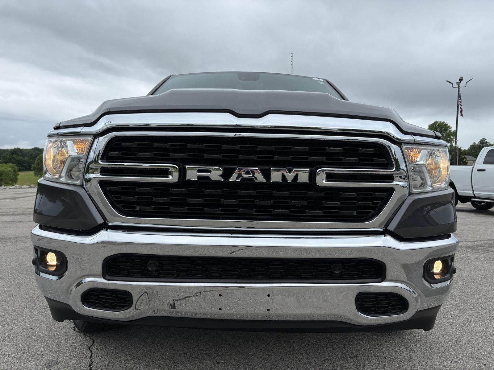 Used 2022 Granite Crystal Metallic Clearcoat Ram Big Horn image 17
