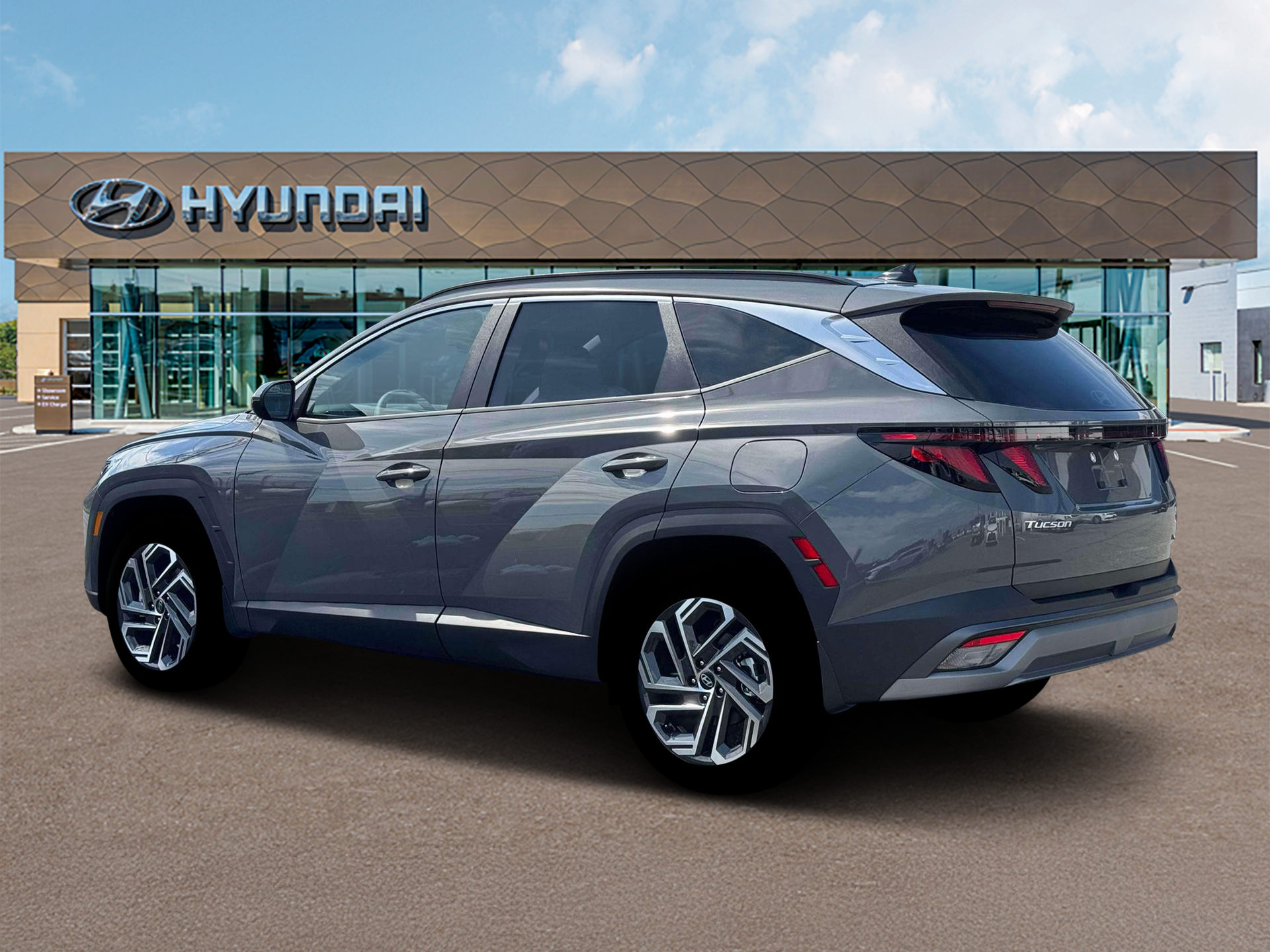 New 2026 Hampton Gray Hyundai SEL Plus AWD image 4
