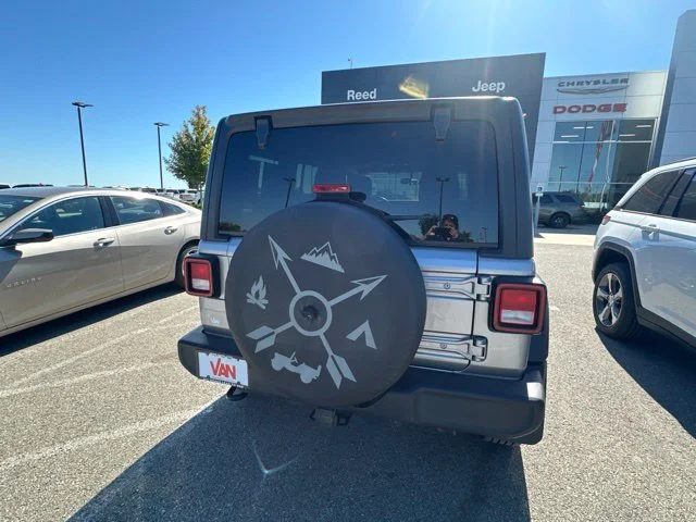 Certified Used 2021 Silver Jeep Unlimited Sport S image 3