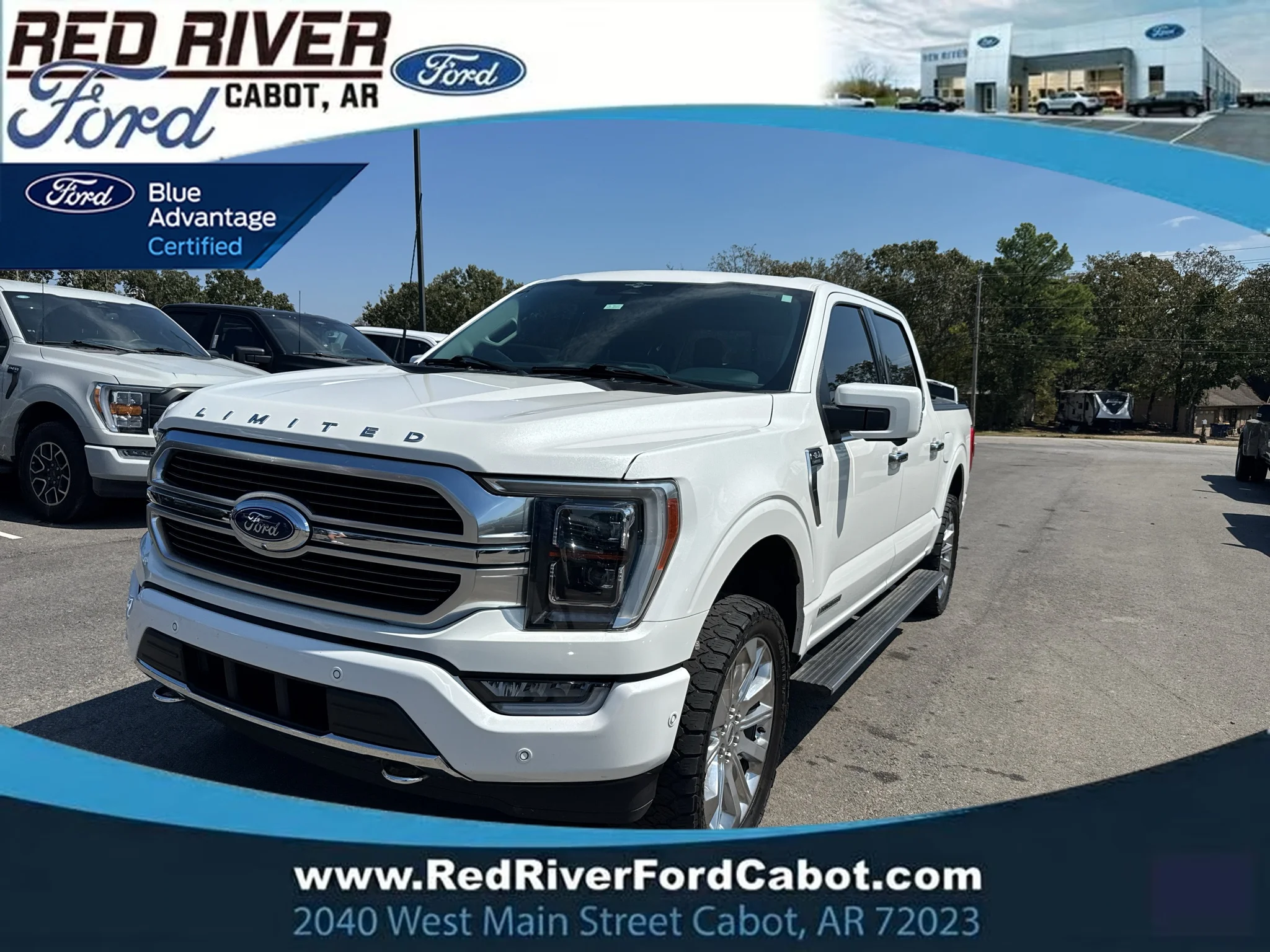 Certified Used 2023 Star White Ford Limited image 1