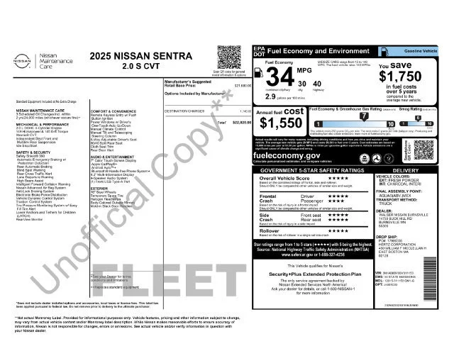 2025 Nissan Sentra S - Photo 30
