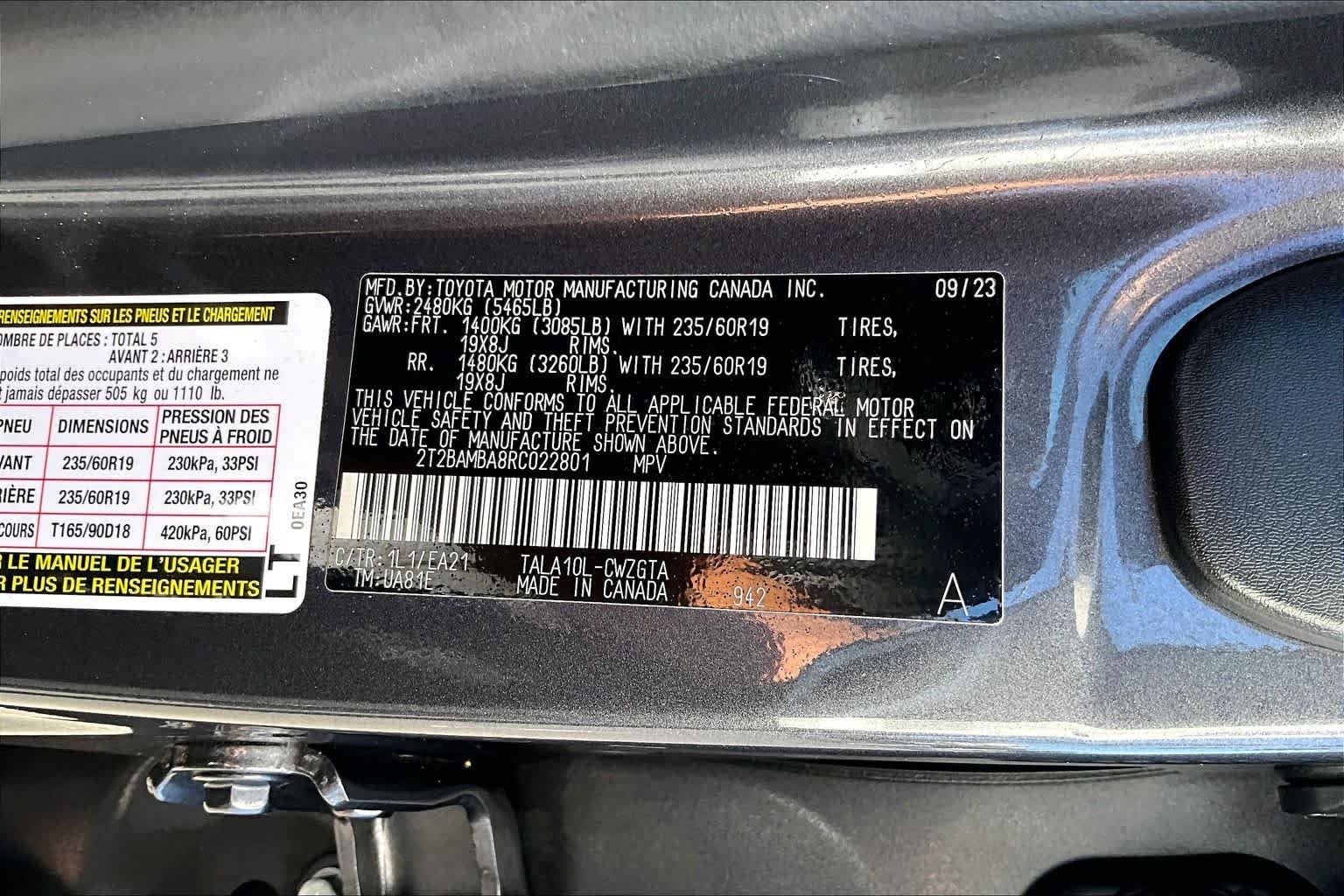 Used 2024 Cloudburst Gray Lexus Premium image 35