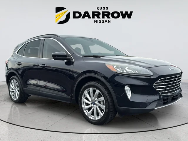 Used 2021 Blue Ford Titanium image 7