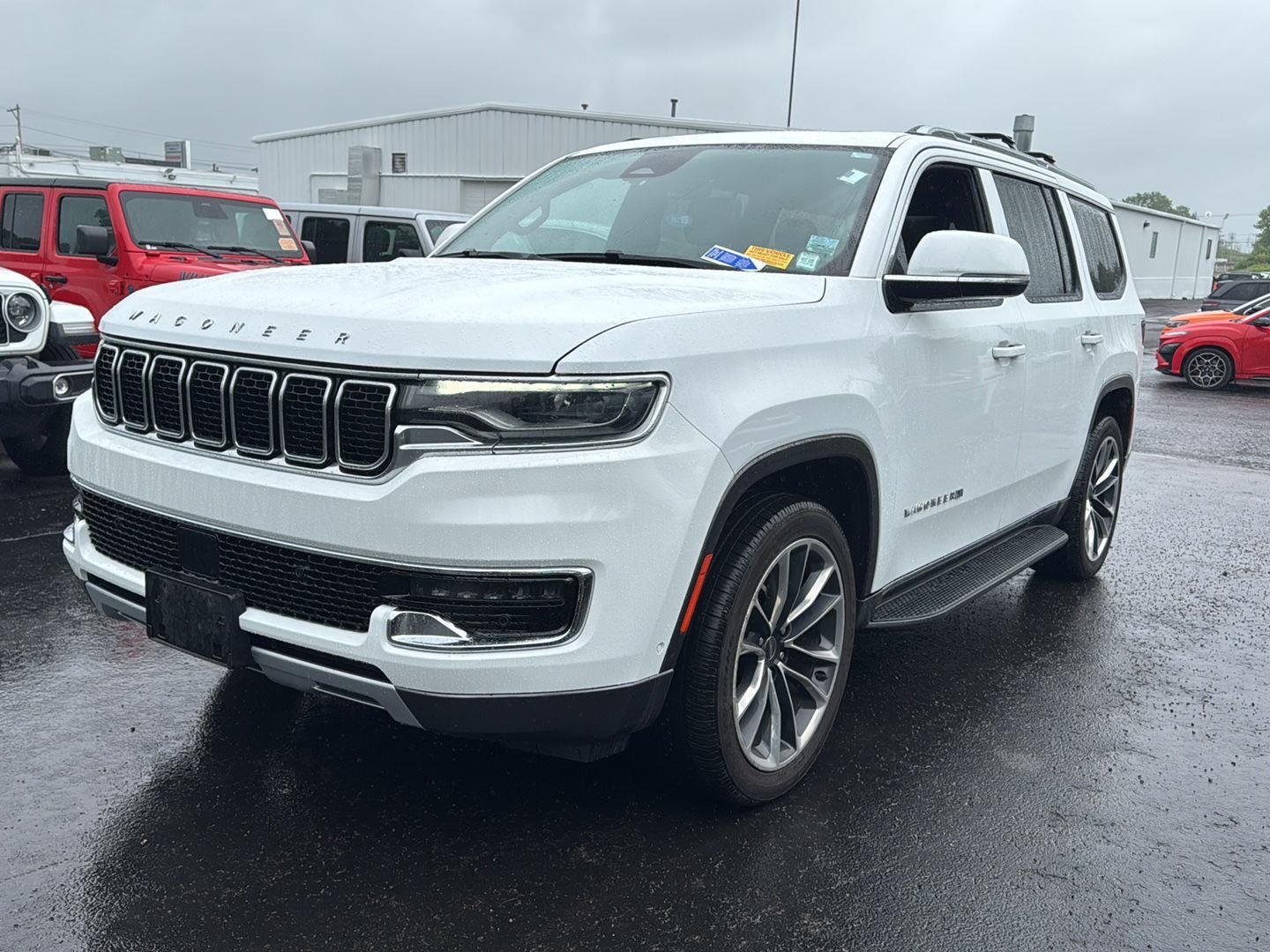 Used 2022 Bright White Clearcoat Jeep Series II image 8