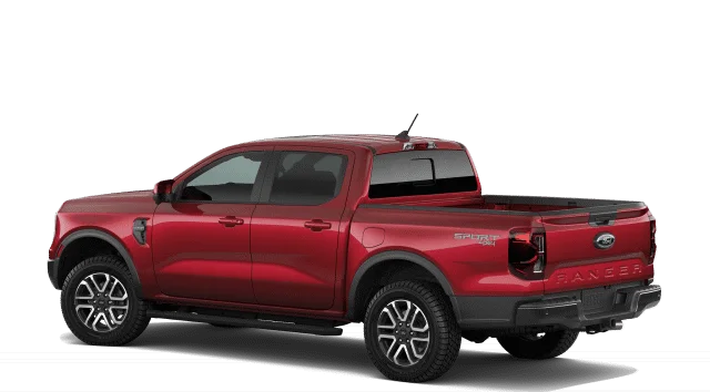 New 2026 Ruby Red Metallic Tinted Clearcoat Ford Lariat image 2