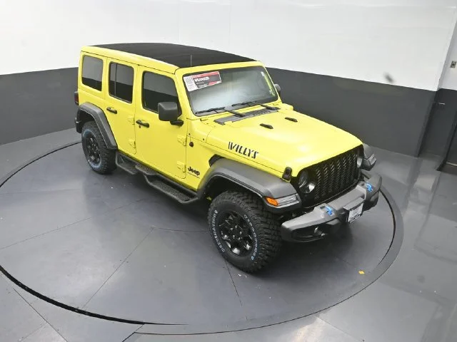 Used 2023 Yellow Jeep Willys 4xe image 12