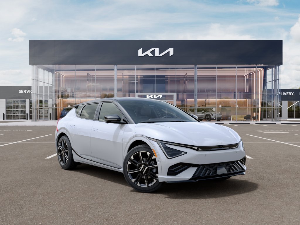 New 2026 Glacial White Pearl / Black Ro Kia GT-Line AWD image 8