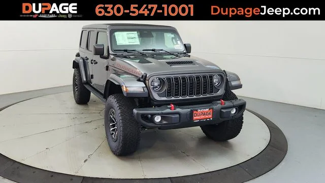 New 2026 Granite Crystal Metallic Clear-Coat Exterior Paint Jeep Rubicon X image 1