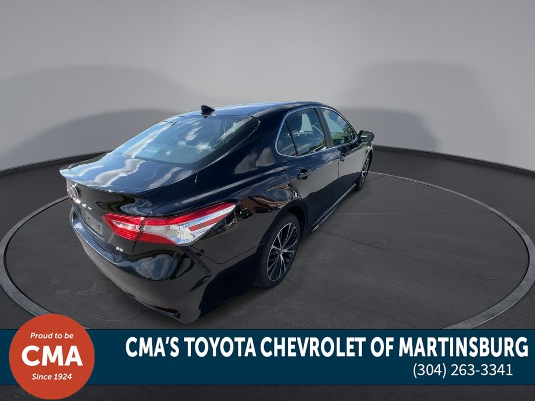 Used 2020 Midnight Black Metallic Toyota SE image 8