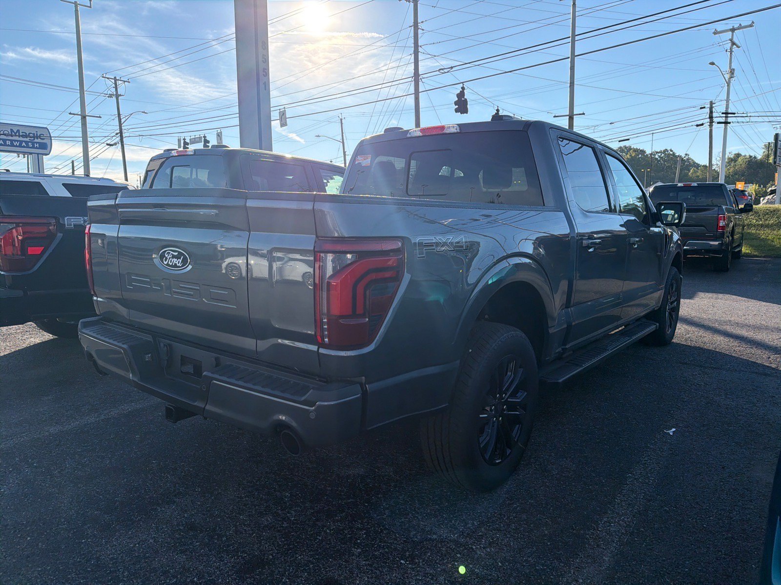 New 2026 Carbonized Gray Metallic Ford Lariat® image 4