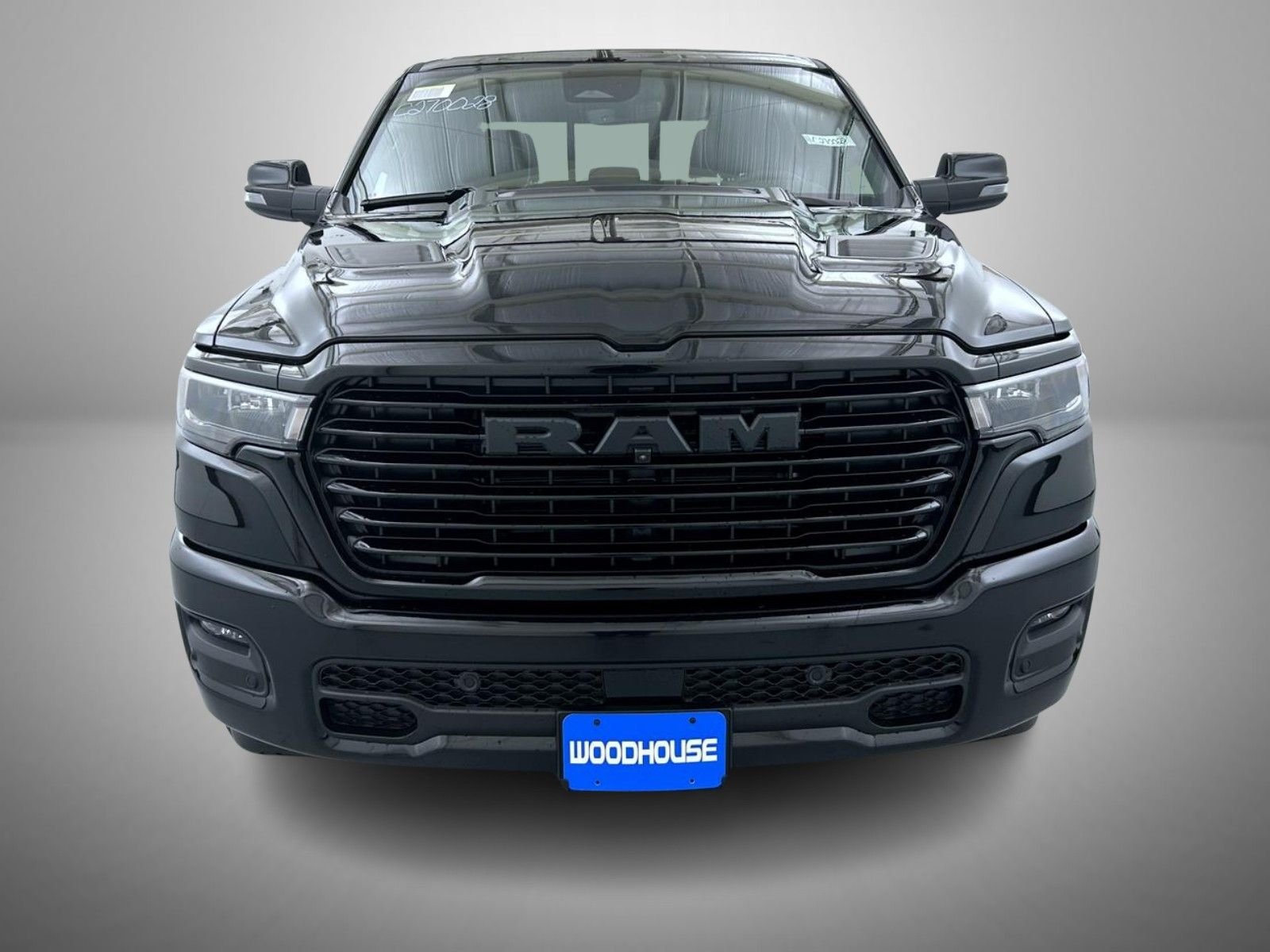 New 2027 Diamond Black Crystal Pearl-Coat Exterior Paint RAM Laramie image 2