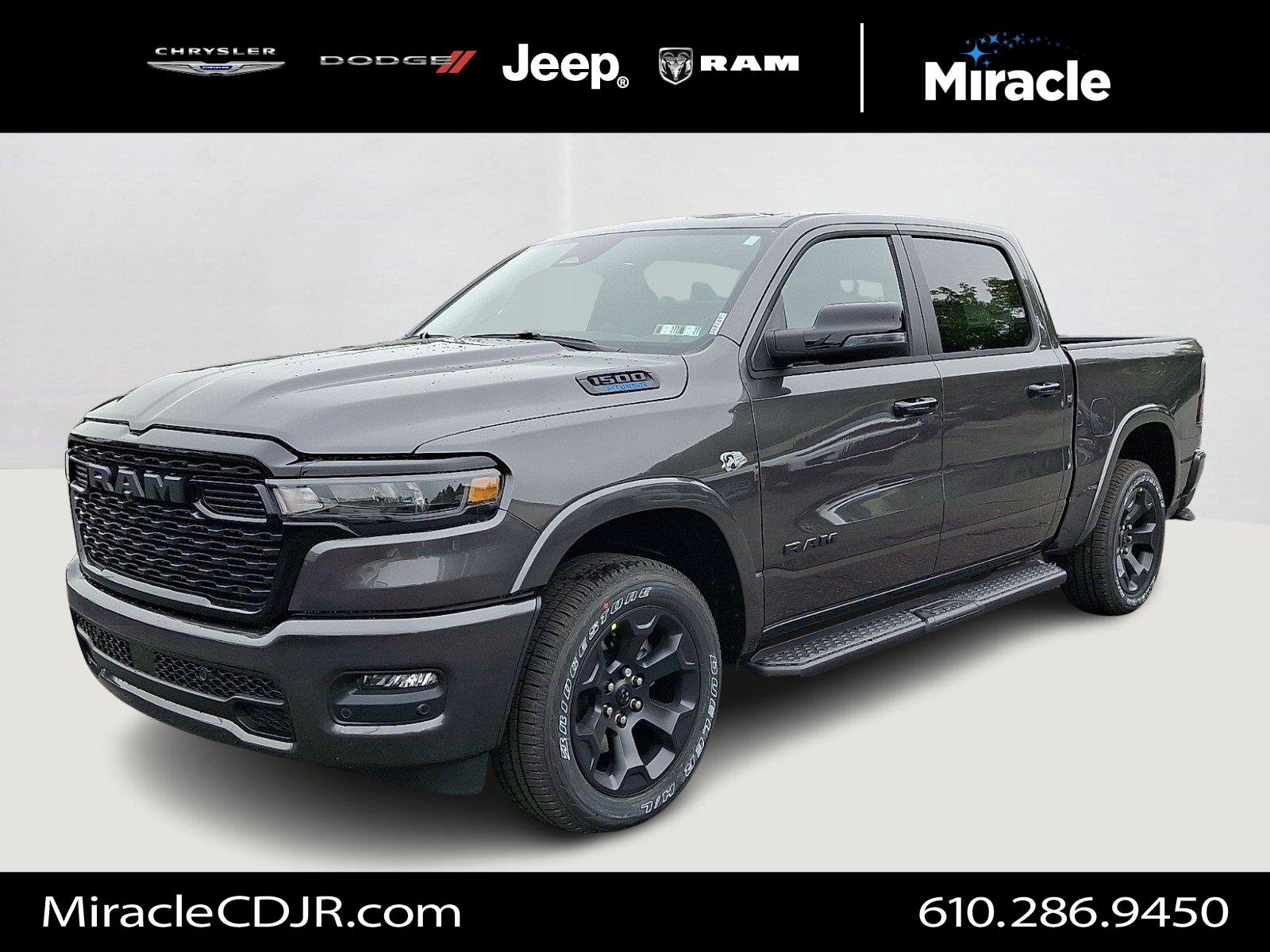 New 2026 Granite Crystal Metallic Clear-Coat Exterior Paint RAM Big Horn image 1