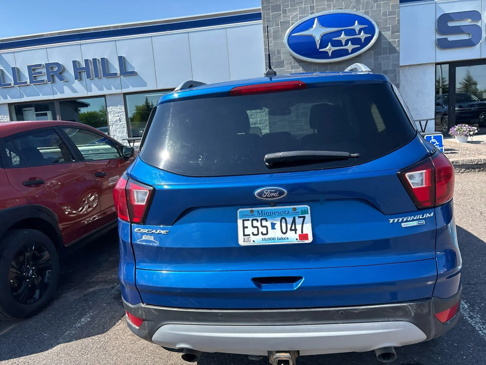 Used 2019 Lightning Blue Metallic Ford Titanium image 6