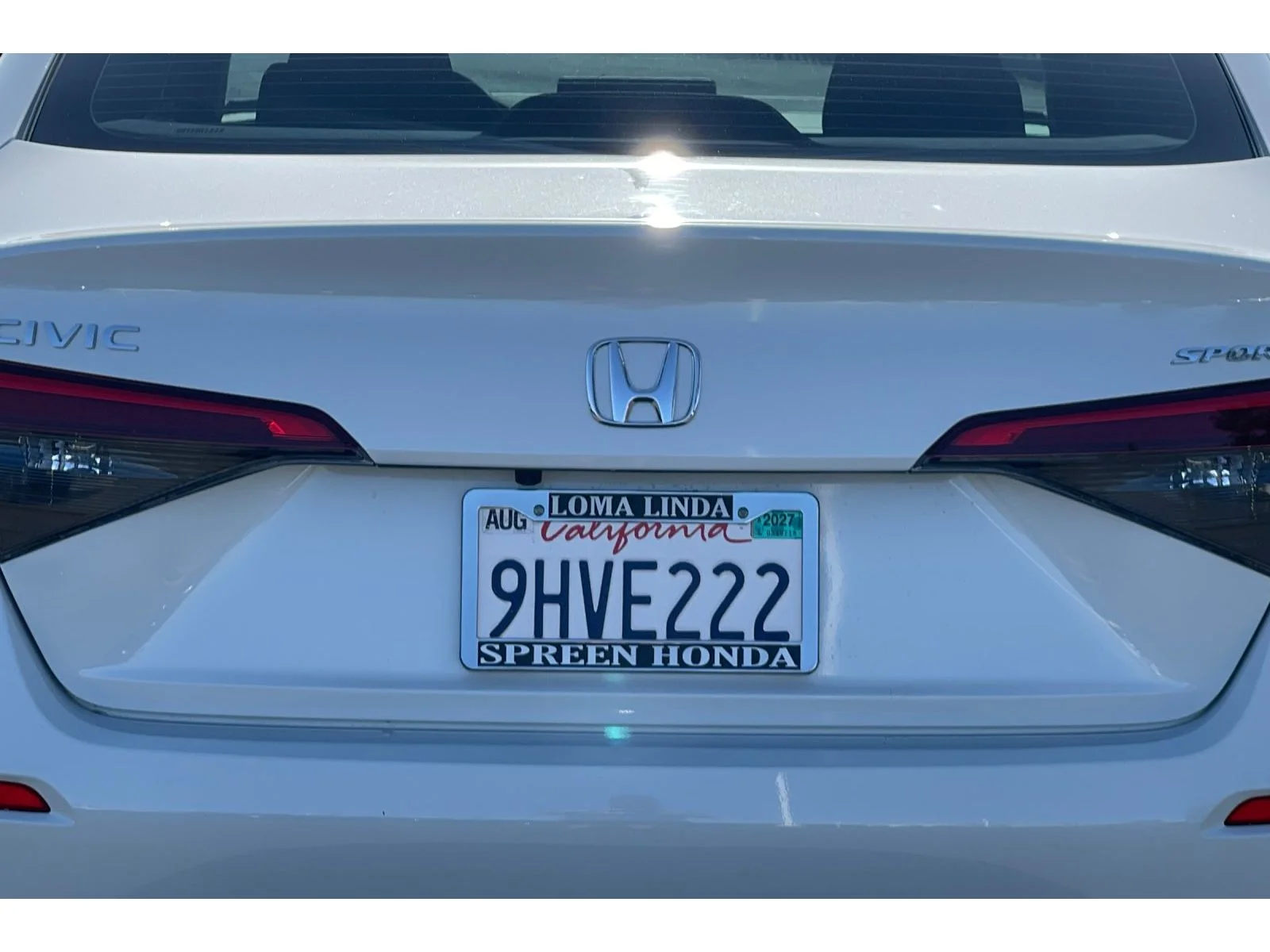 Certified Used 2023 Platinum White Pearl Honda 2.0L 4D SPORT image 15