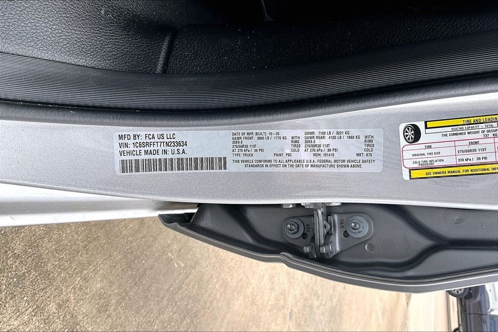 New 2026 Ram 1500 Big Horn/Lone Star 4D Crew Cab