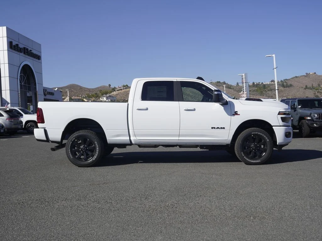 New 2026 Bright White Clear-Coat Exterior Paint RAM Laramie image 2