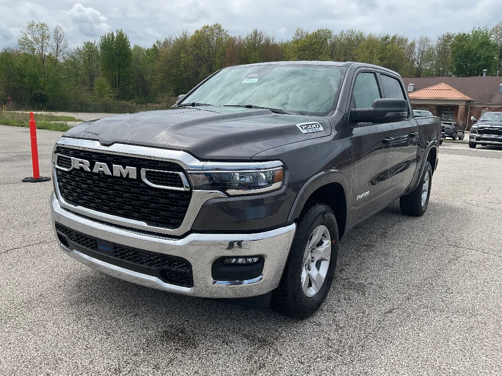 New 2026 Granite Crystal Metallic Clearcoat RAM Big Horn Crew Cab 4x4 5