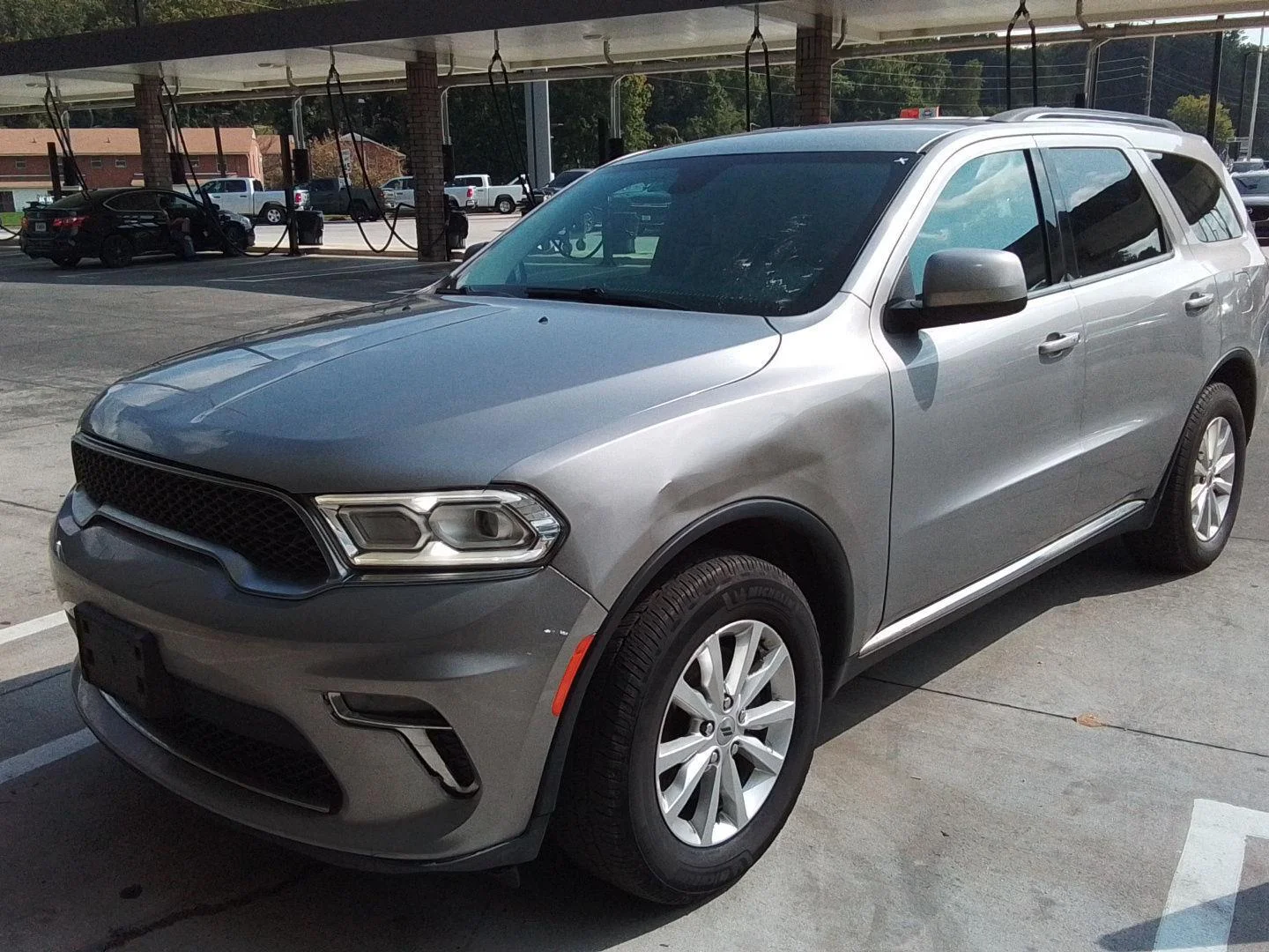 Used 2021 Billet Clearcoat Dodge SXT Plus image 1