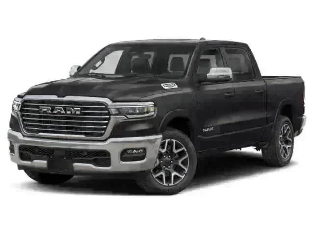 New 2027 Diamond Black Crystal Pearl-Coat Exterior Paint RAM Laramie image 1