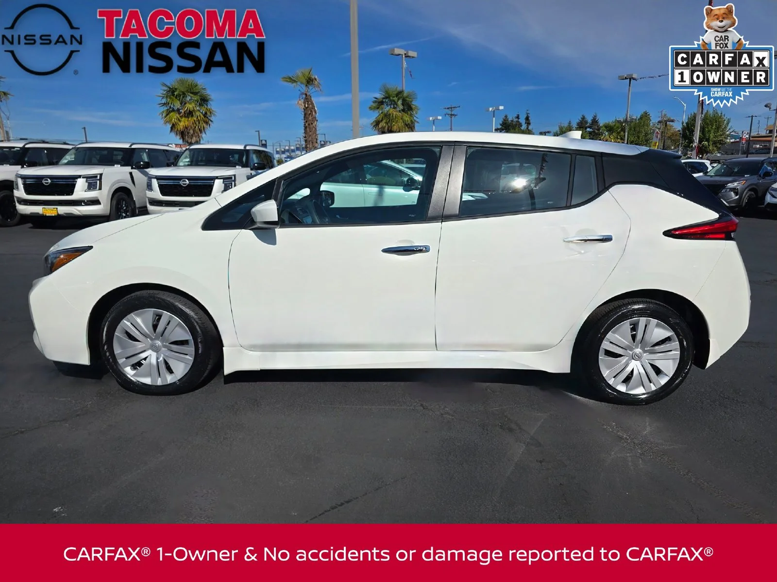 Certified Used 2025 White Nissan S image 2