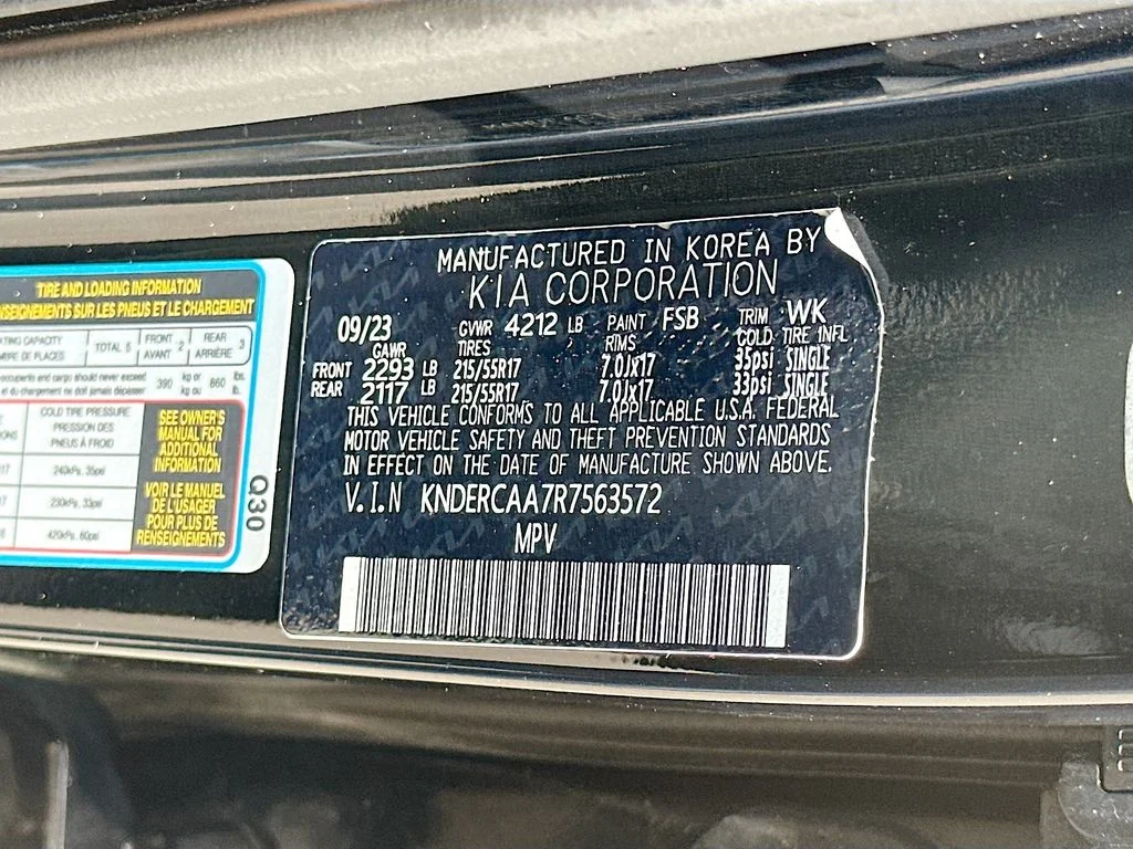 Certified Used 2024 Black Kia EX image 32