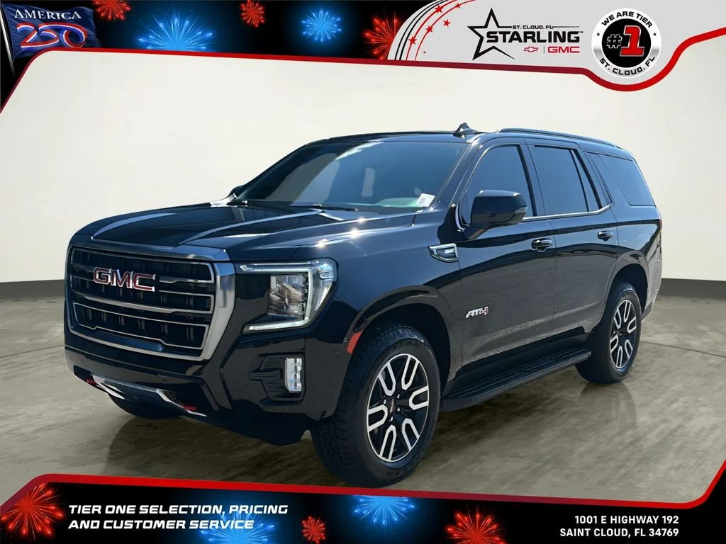 Used 2022 Onyx Black GMC AT4 image 1