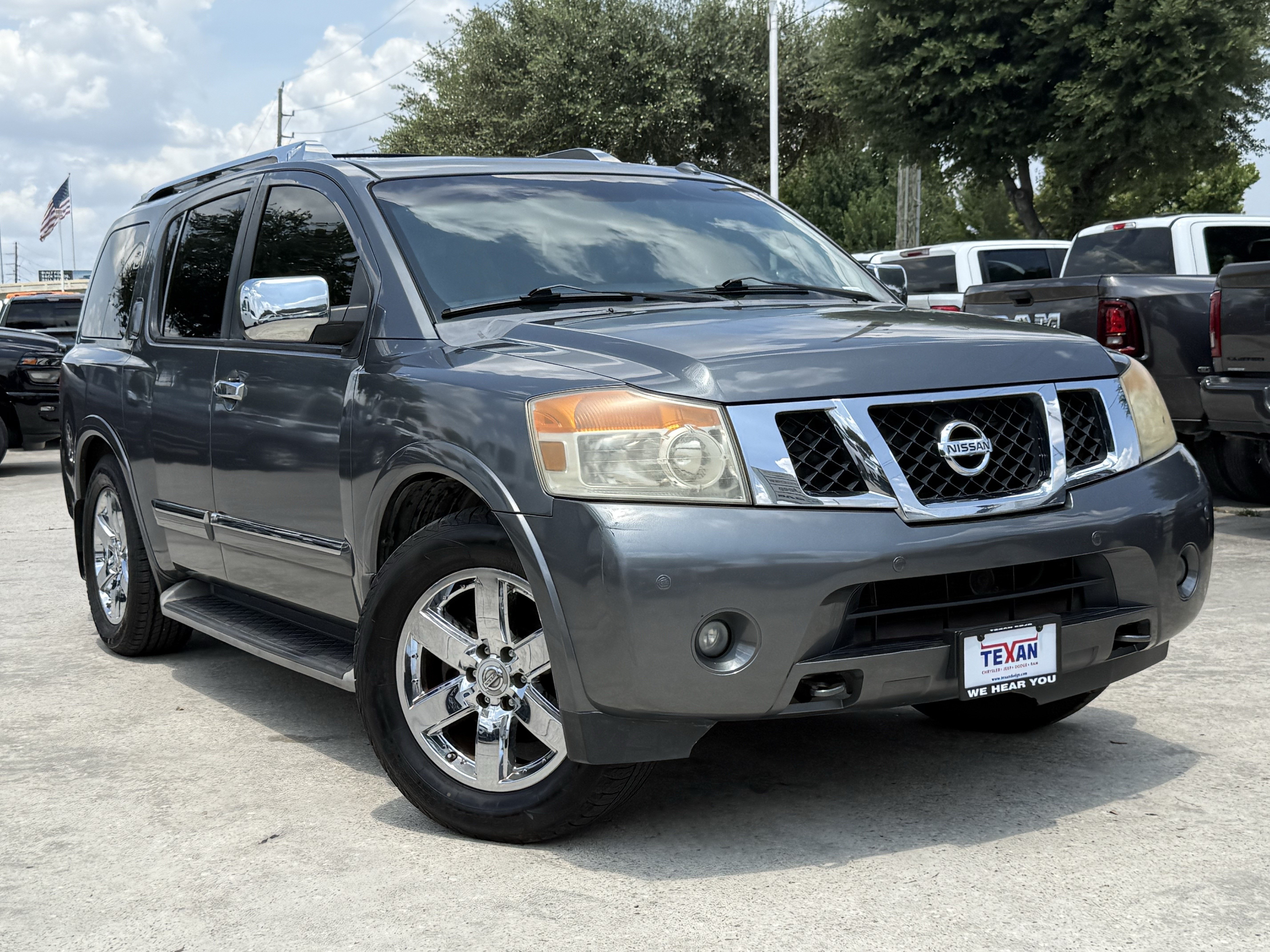 Used 2012 Nissan Armada Platinum with VIN 5N1BA0ND9CN602593 for sale in Humble, TX