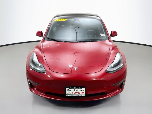 Used 2022 Tesla Model 3 Base with VIN 5YJ3E1EA0NF286060 for sale in Bloomington, IL