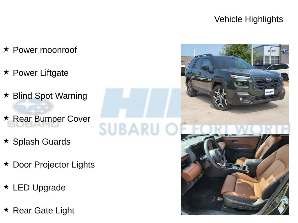 New 2026 DEEP EMERALD GREEN PEARL Subaru Touring XT image 5