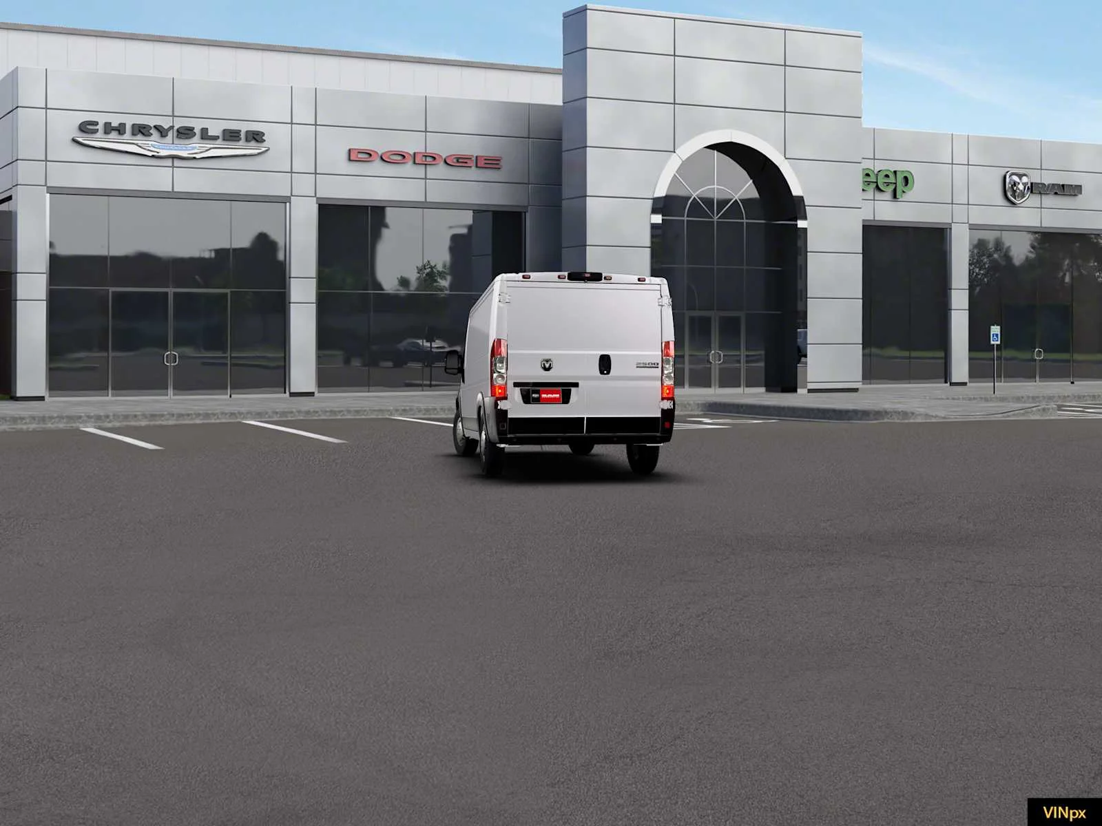 New 2026 Bright White Clear-Coat Exterior Paint RAM Tradesman image 13